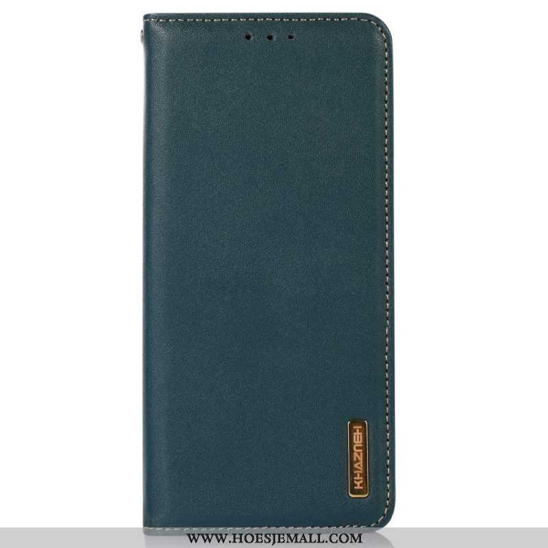 Bescherming Hoesje voor Xiaomi 13 Lite Folio-hoesje Rfid Echt Leer Khazneh