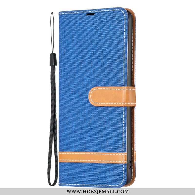 Leren Hoesje voor Xiaomi 13 Lite Met Ketting Band Stof