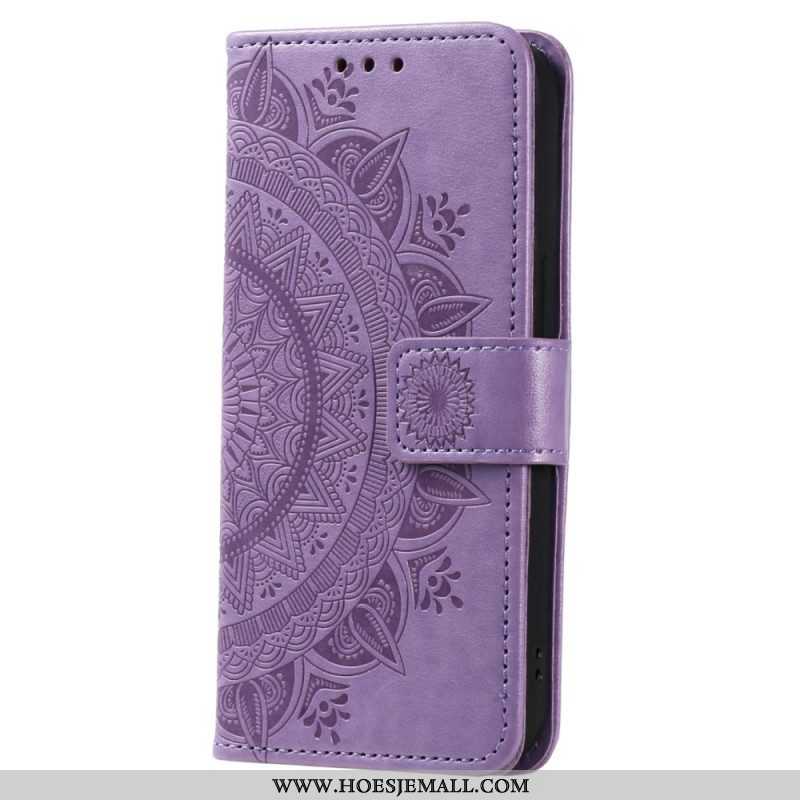 Folio-hoesje voor Xiaomi 13 Pro Mandala Zon Met Lanyard