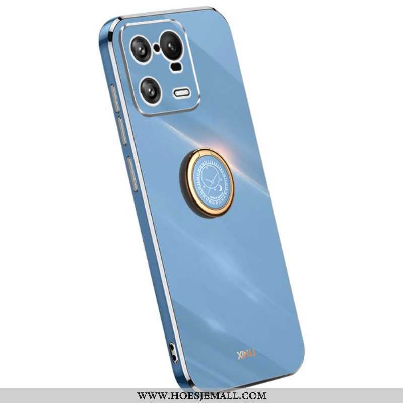 Hoesje voor Xiaomi 13 Pro Ringhouder Met Metaaleffect Xinli