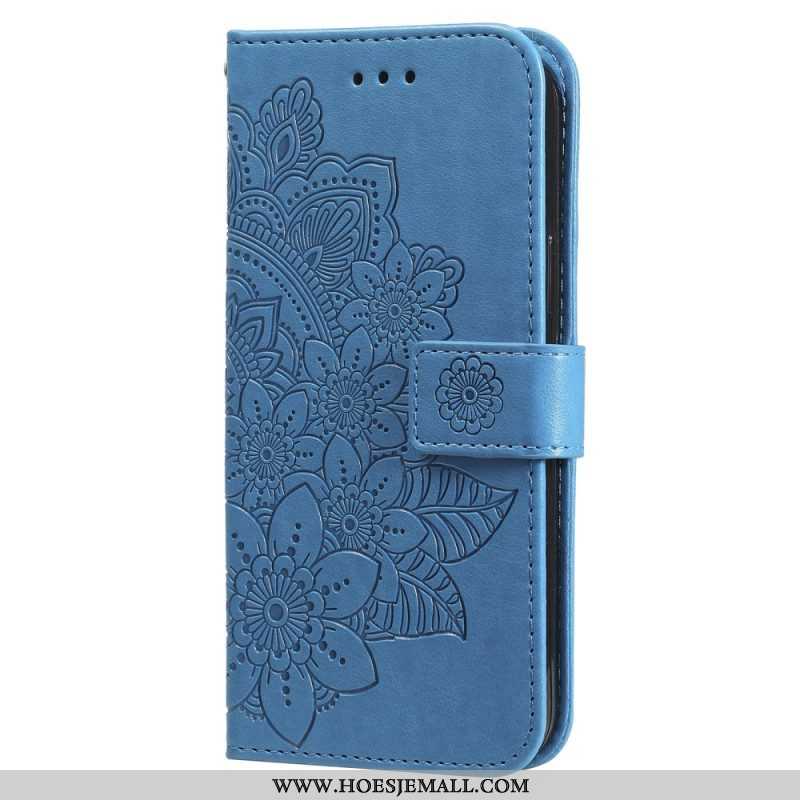 Leren Hoesje voor Xiaomi 13 Met Ketting Strakke Mandala