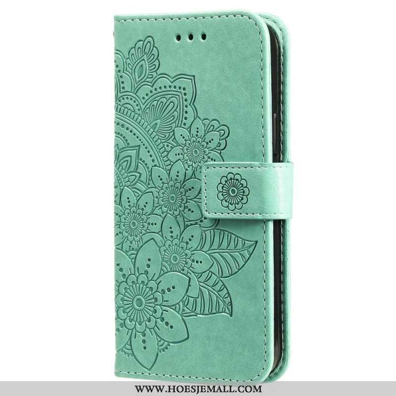 Leren Hoesje voor Xiaomi 13 Met Ketting Strakke Mandala