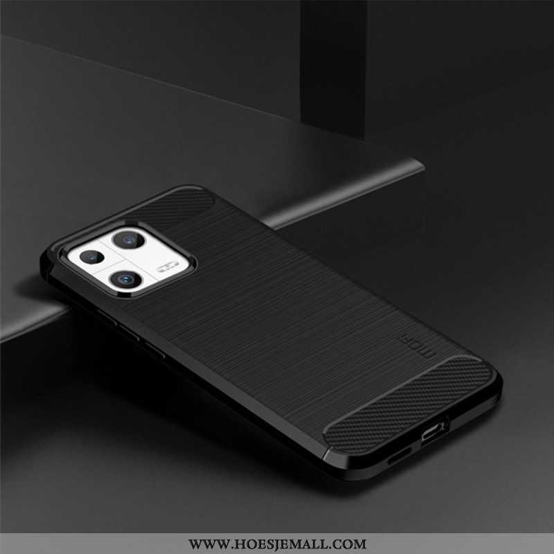 Hoesje voor Xiaomi 13 Mofi Geborsteld Koolstofvezel