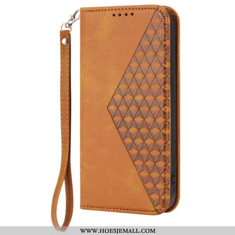 Bescherming Hoesje voor Xiaomi 13 Folio-hoesje Stijl Leer 3d-patroon