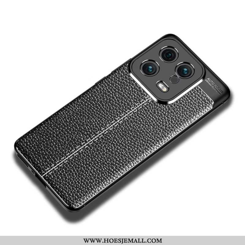 Telefoonhoesje voor Xiaomi 13 Dubbellijnig Litchi-leereffect