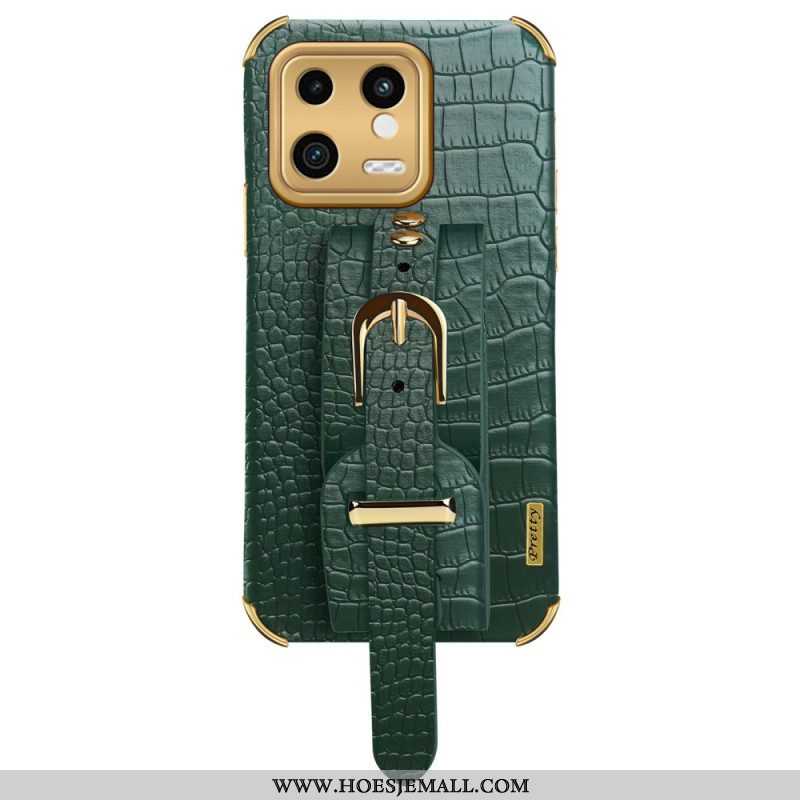 Telefoonhoesje voor Xiaomi 13 Croco Band