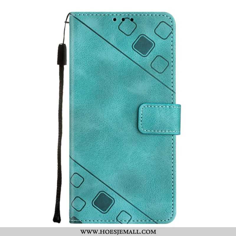 Folio-hoesje voor Xiaomi Redmi A1 Met Ketting Jaren 70-stijl Met Bandjes