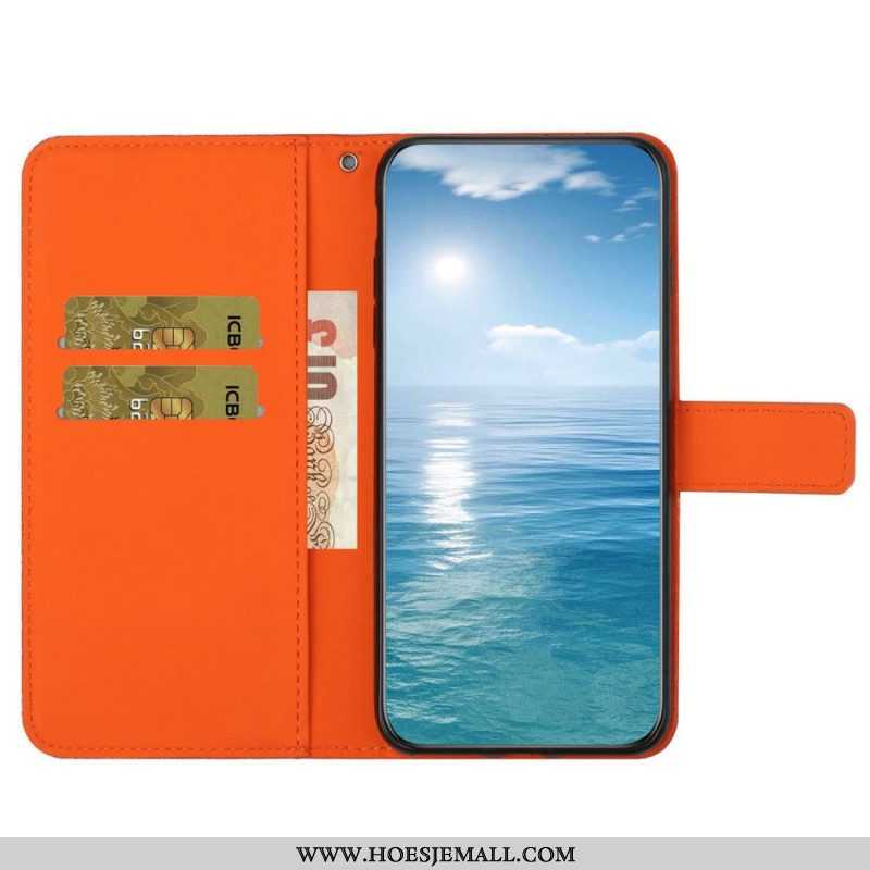 Leren Hoesje voor Xiaomi Redmi A1 Tapijt Patroon