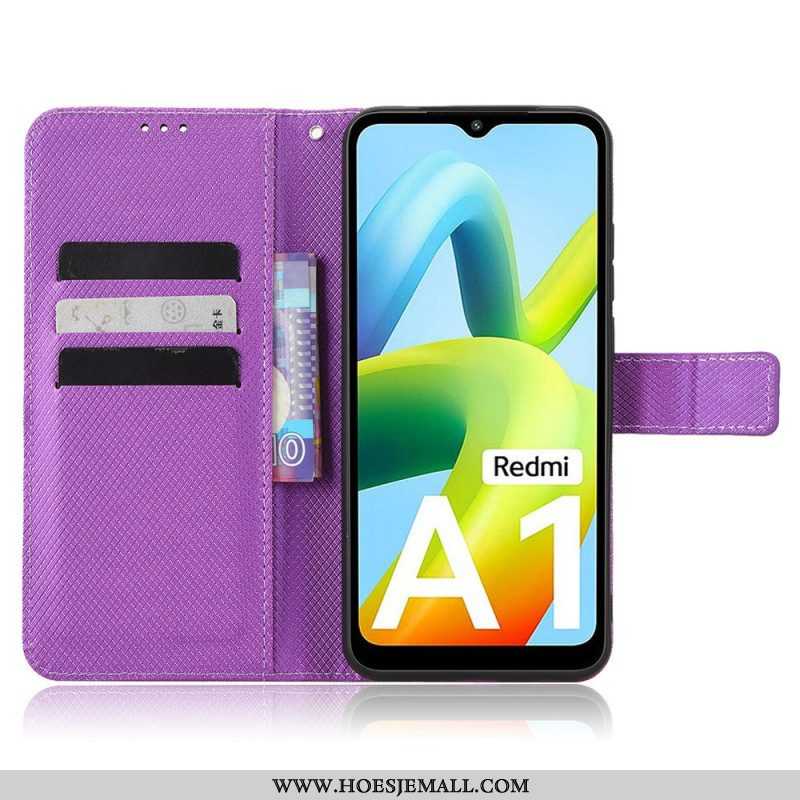 Folio-hoesje voor Xiaomi Redmi A1 Met Ketting Riem Selectie