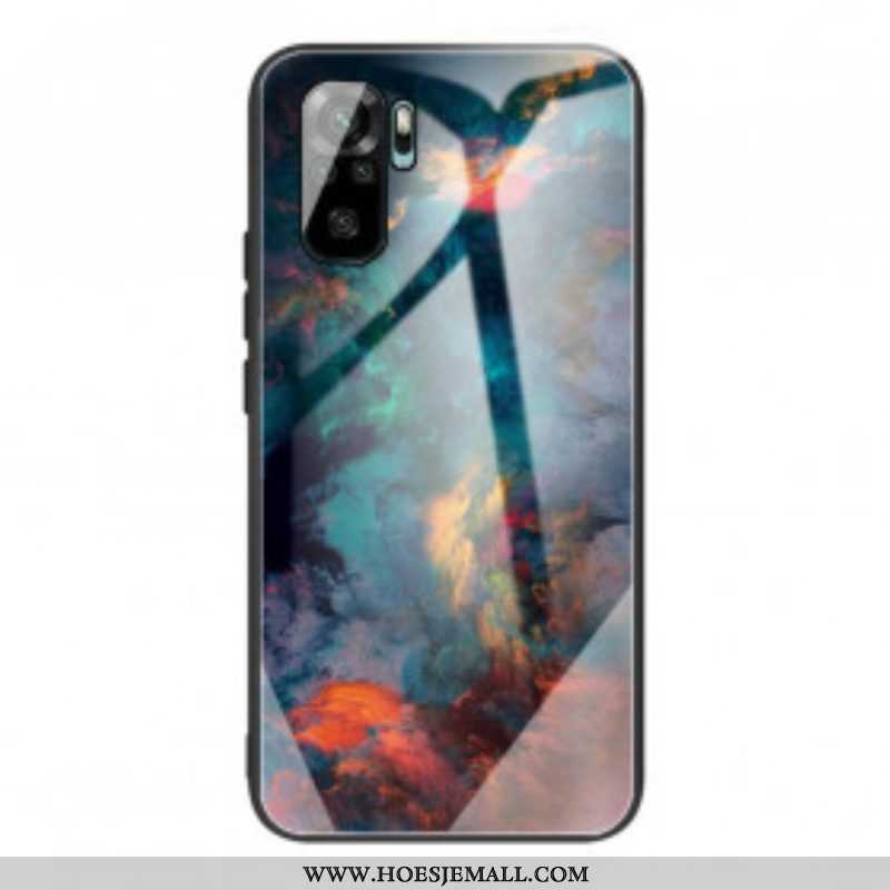 Hoesje voor Xiaomi Redmi Note 10 / 10S Hemel Gehard Glas