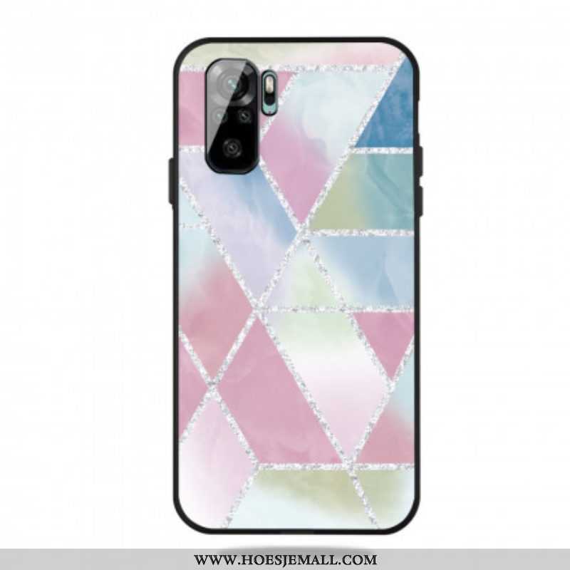 Hoesje voor Xiaomi Redmi Note 10 / 10S Glitter Marmer