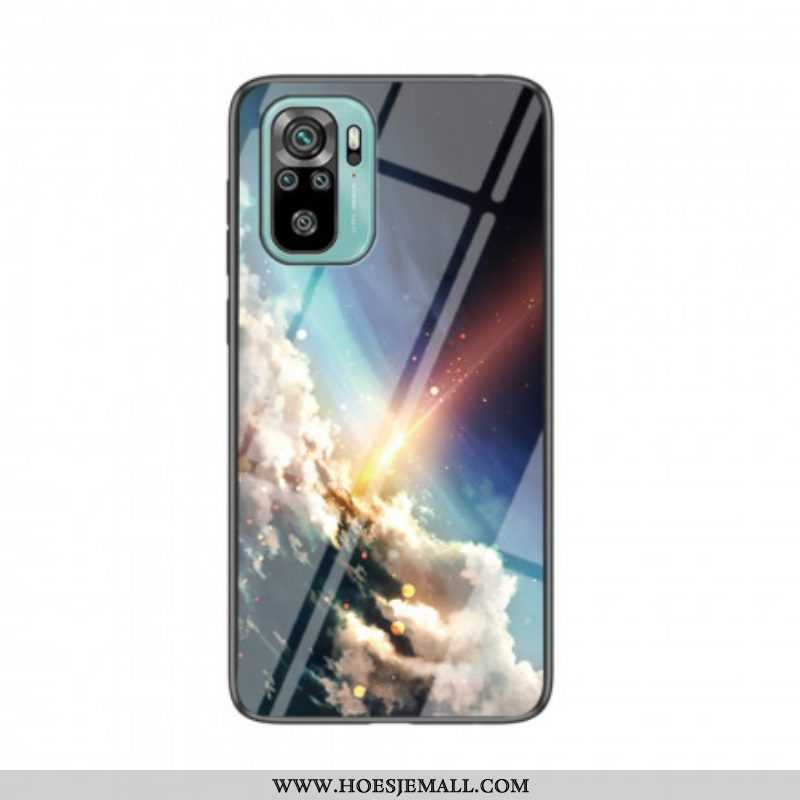 Hoesje voor Xiaomi Redmi Note 10 / 10S Schoonheid Gehard Glas