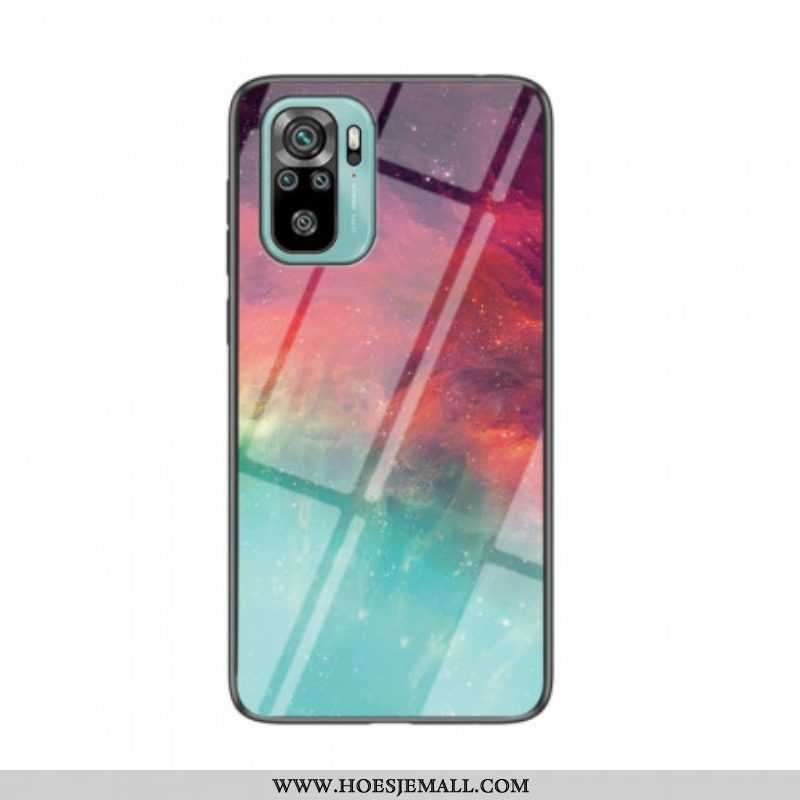 Hoesje voor Xiaomi Redmi Note 10 / 10S Schoonheid Gehard Glas