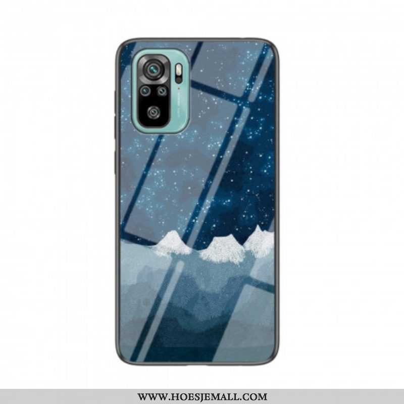 Hoesje voor Xiaomi Redmi Note 10 / 10S Schoonheid Gehard Glas