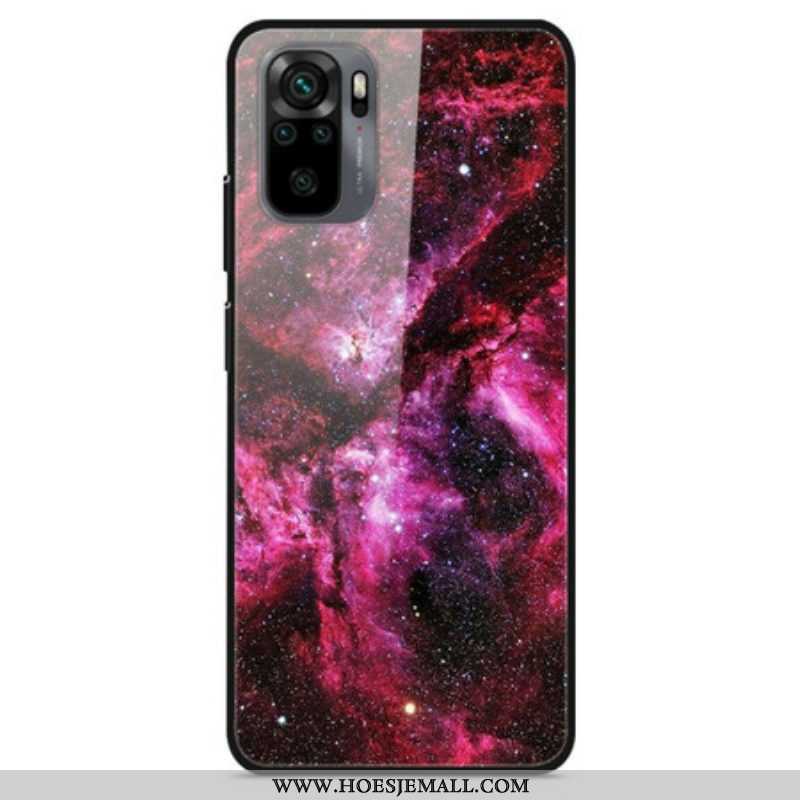 Hoesje voor Xiaomi Redmi Note 10 / 10S Roze Gehard Glas