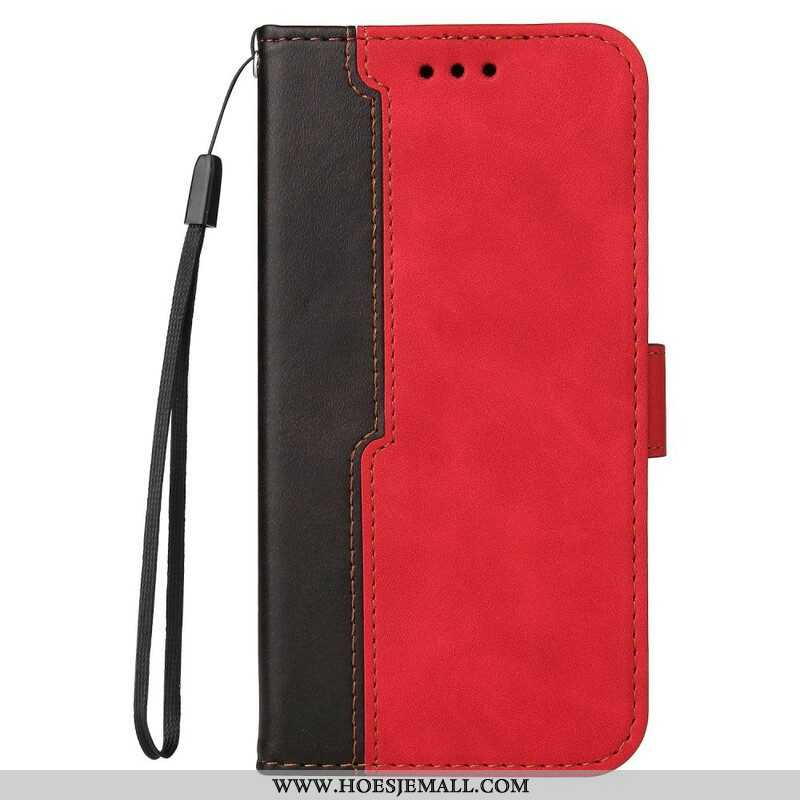 Folio-hoesje voor Xiaomi Redmi Note 10 5G Twee Toon