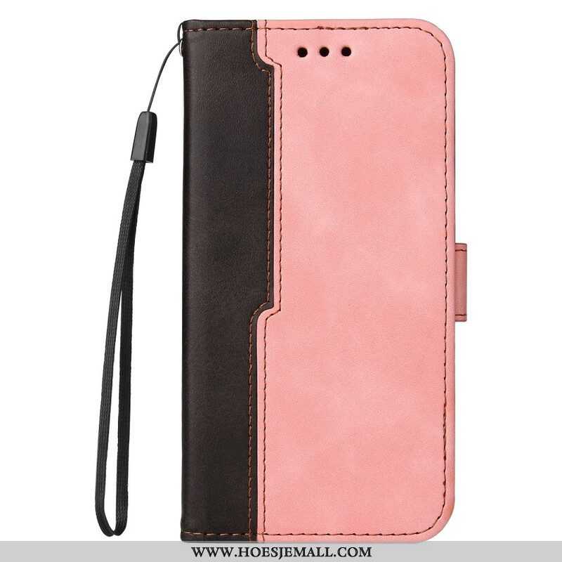 Folio-hoesje voor Xiaomi Redmi Note 10 5G Twee Toon