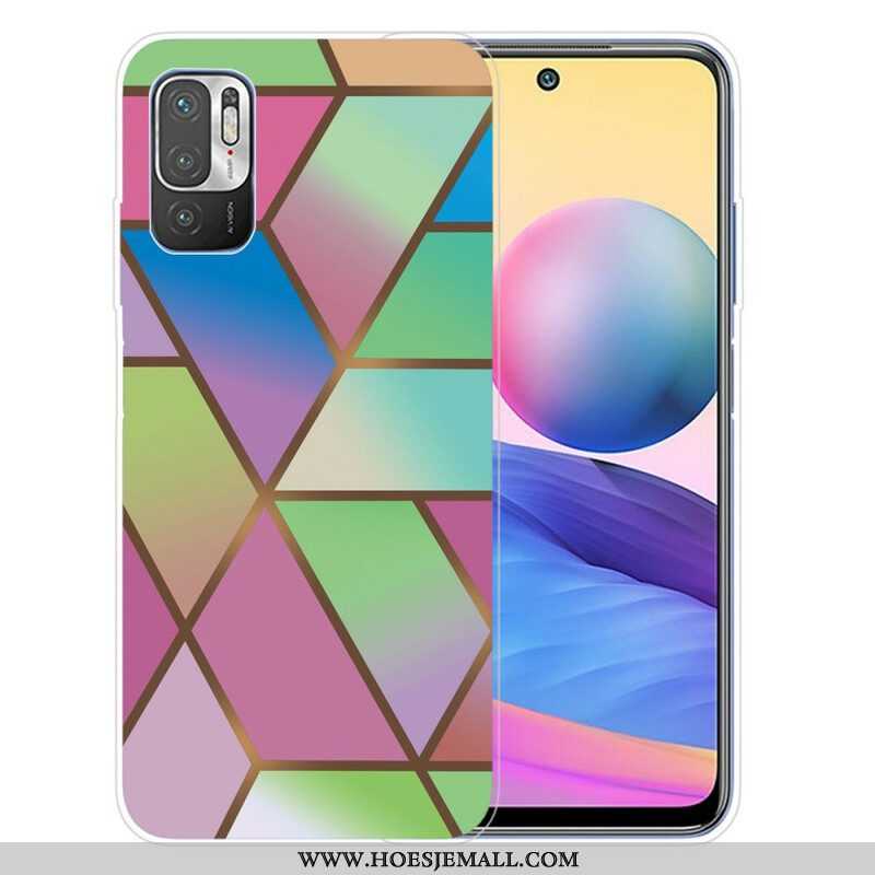 Hoesje voor Xiaomi Redmi Note 10 5G Geometrisch Marmer