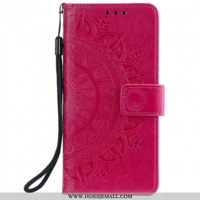 Folio-hoesje voor Xiaomi Redmi Note 10 5G Zon Mandala