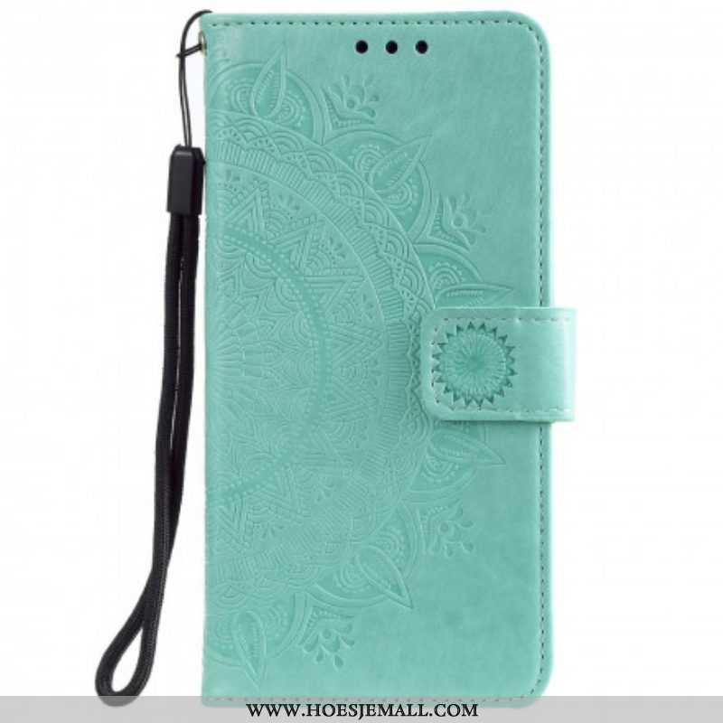 Folio-hoesje voor Xiaomi Redmi Note 10 5G Zon Mandala