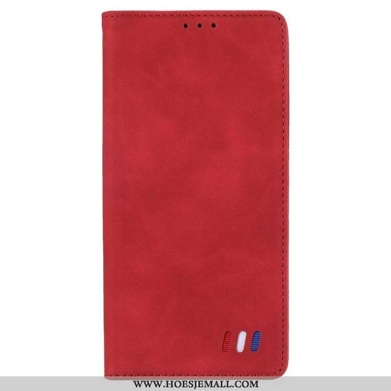 Bescherming Hoesje voor Xiaomi Redmi Note 10 5G Folio-hoesje Driekleurige Lederen Stijl