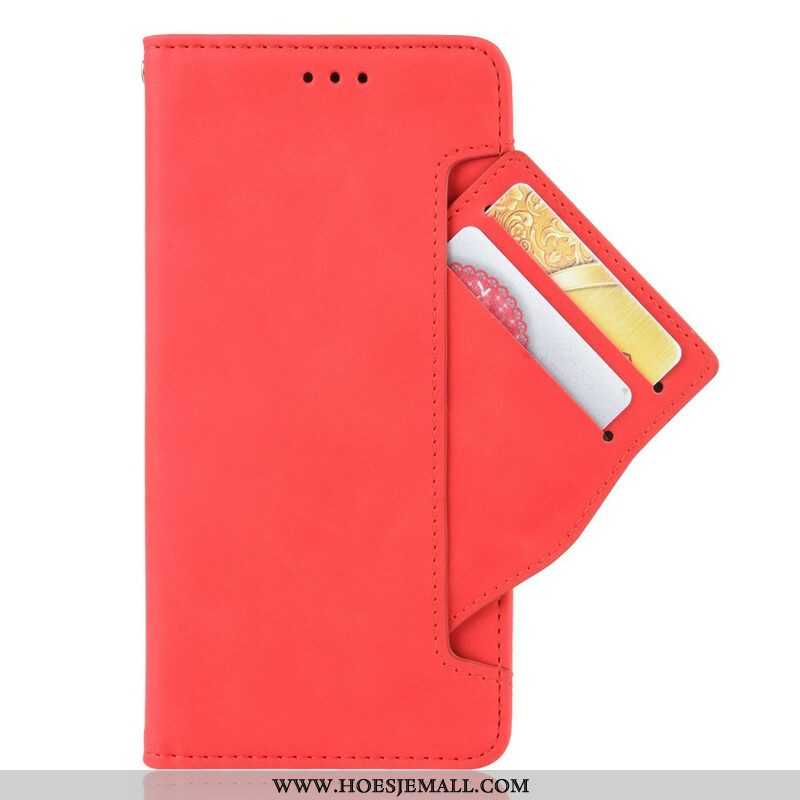 Leren Hoesje voor Xiaomi Redmi Note 10 5G Multi-kaarten