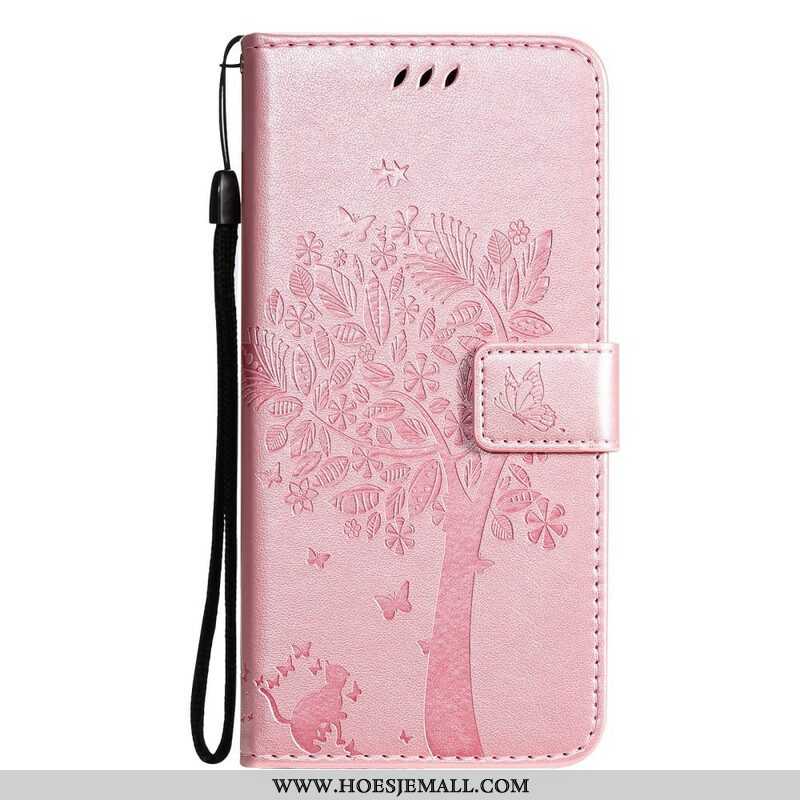 Folio-hoesje voor Xiaomi Redmi Note 10 5G Met Ketting Lanyard Dagdroom