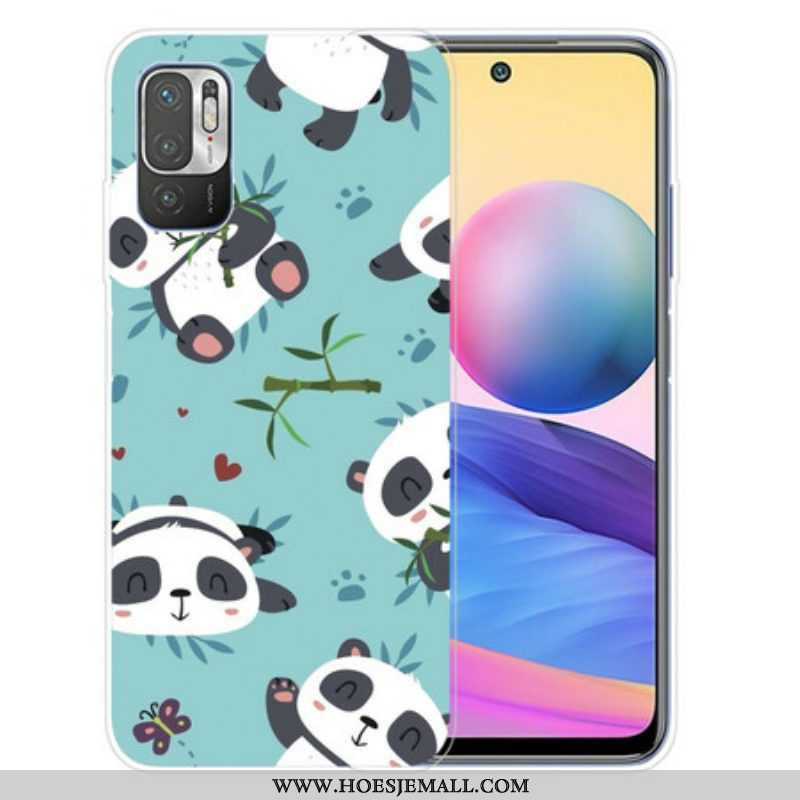 Hoesje voor Xiaomi Redmi Note 10 5G Stelletje Panda's