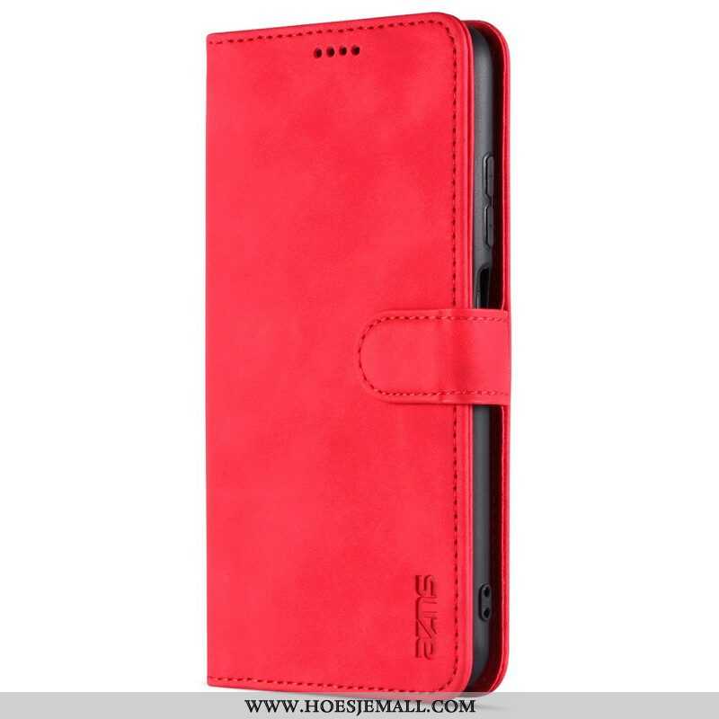 Folio-hoesje voor Xiaomi Redmi Note 10 5G Azns Ledereffect