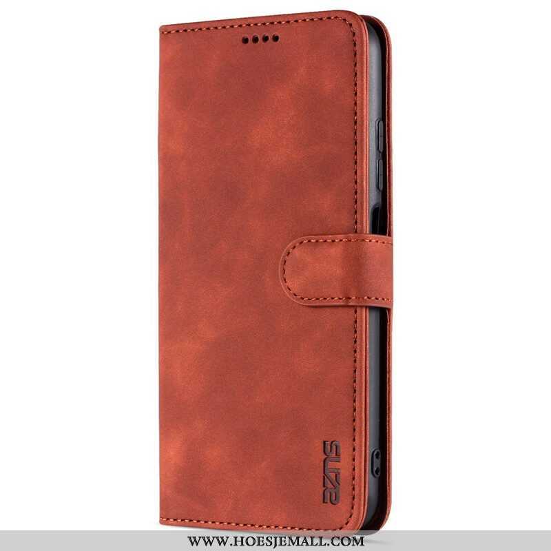 Folio-hoesje voor Xiaomi Redmi Note 10 5G Azns Ledereffect