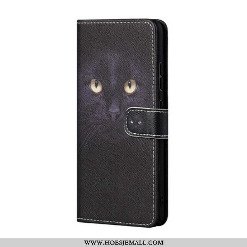 Folio-hoesje voor Xiaomi Redmi Note 10 5G Met Ketting Strappy Kattenogen