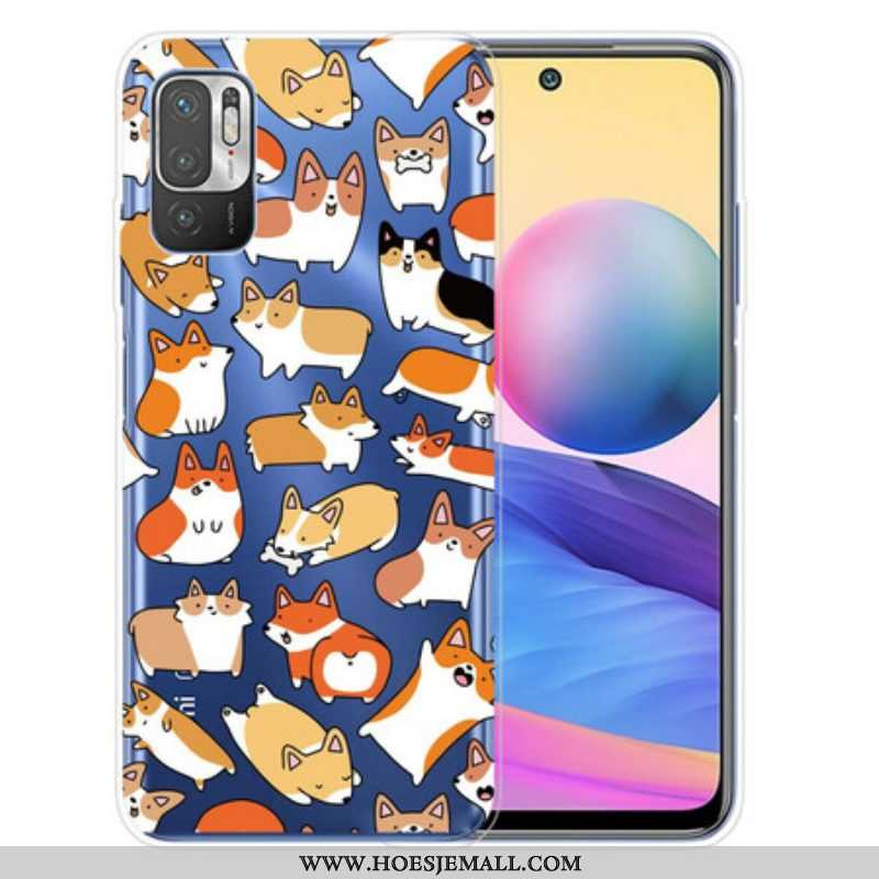 Hoesje voor Xiaomi Redmi Note 10 5G Meerdere Honden