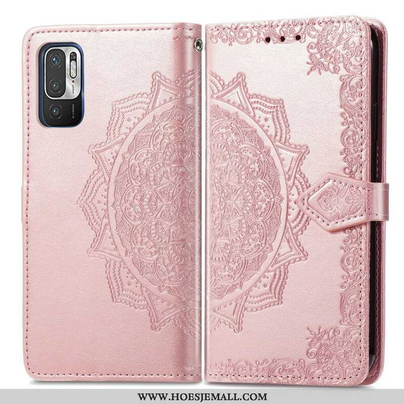 Folio-hoesje voor Xiaomi Redmi Note 10 5G Mandala Middeleeuwen