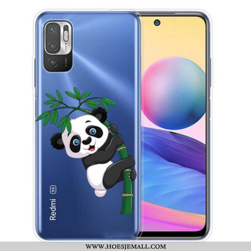 Hoesje voor Xiaomi Redmi Note 10 5G Panda Op Bamboe