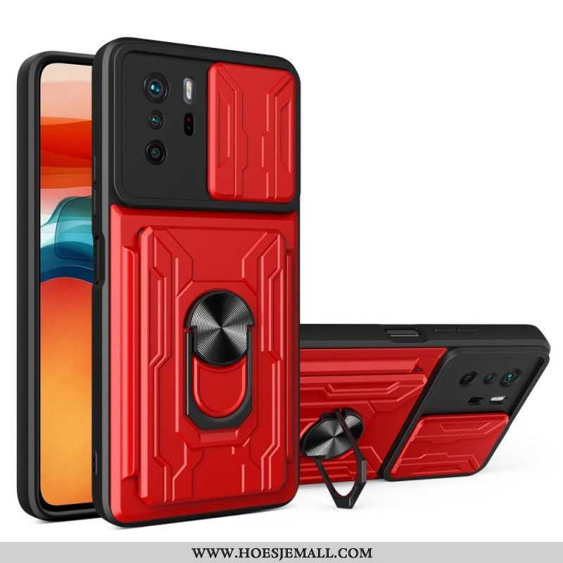 Hoesje voor Xiaomi Redmi Note 10 Pro Houder & Lensbeschermer & Houder