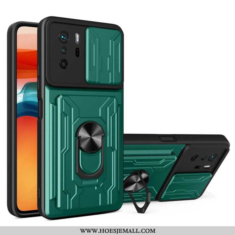 Hoesje voor Xiaomi Redmi Note 10 Pro Houder & Lensbeschermer & Houder