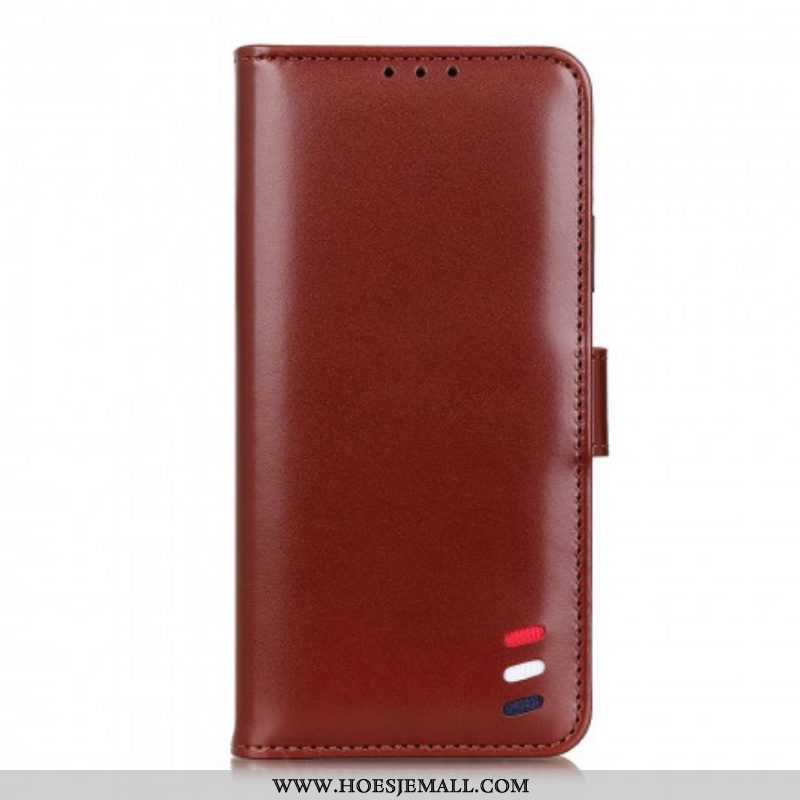 Folio-hoesje voor Xiaomi Redmi Note 10 Pro Driekleurig Leereffect