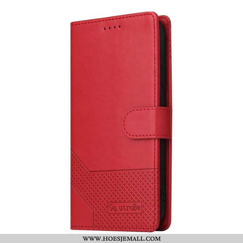 Folio-hoesje voor Xiaomi Redmi Note 10 Pro Ledereffect Gq.utrobe