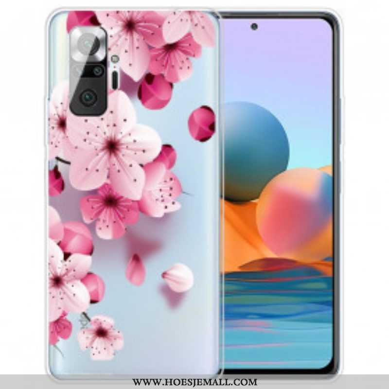 Hoesje voor Xiaomi Redmi Note 10 Pro Kleine Roze Bloemen