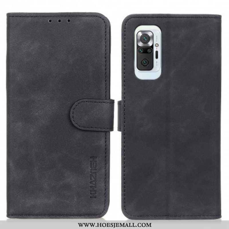 Leren Hoesje voor Xiaomi Redmi Note 10 Pro Khazneh Vintage Leereffect