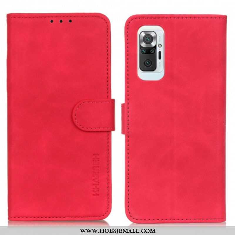 Leren Hoesje voor Xiaomi Redmi Note 10 Pro Khazneh Vintage Leereffect