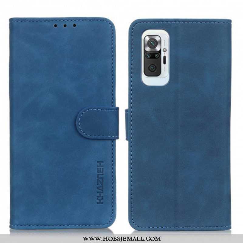 Leren Hoesje voor Xiaomi Redmi Note 10 Pro Khazneh Vintage Leereffect