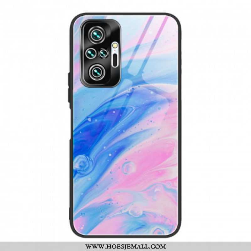 Hoesje voor Xiaomi Redmi Note 10 Pro Designkleuren Gehard Glas