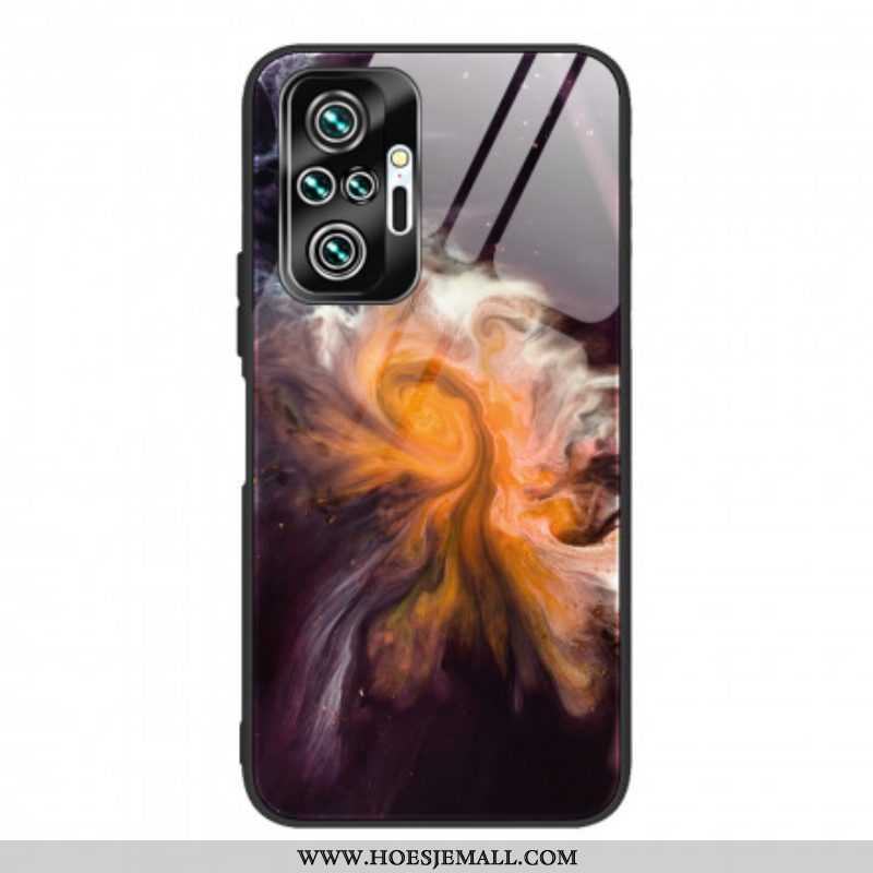 Hoesje voor Xiaomi Redmi Note 10 Pro Designkleuren Gehard Glas