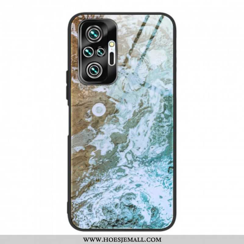 Hoesje voor Xiaomi Redmi Note 10 Pro Designkleuren Gehard Glas