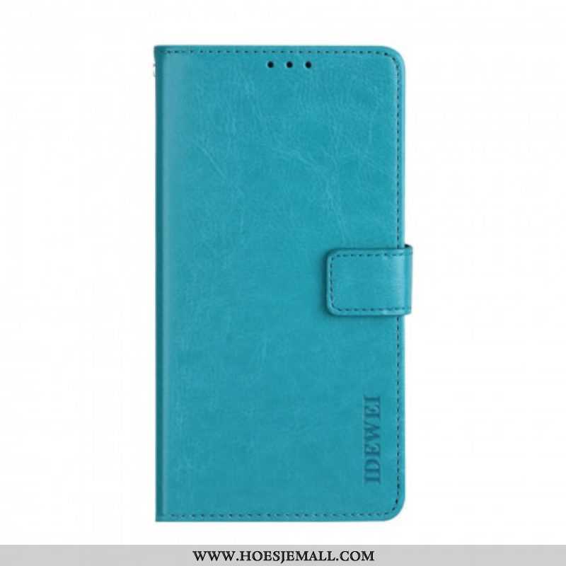 Folio-hoesje voor Xiaomi Redmi Note 10 Pro Imitatieleer Idewei