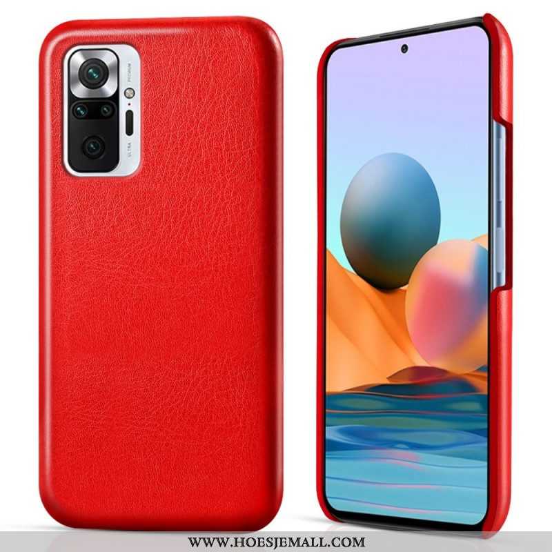 Hoesje voor Xiaomi Redmi Note 10 Pro Ksq Leereffect