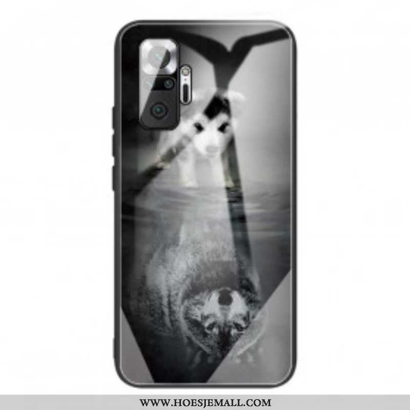 Hoesje voor Xiaomi Redmi Note 10 Pro Puppy Dream Gehard Glas