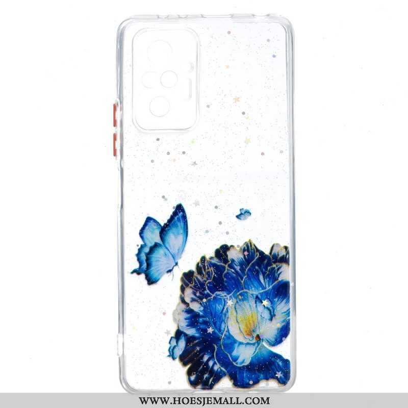 Hoesje voor Xiaomi Redmi Note 10 Pro Bloemen Vlinderhybride