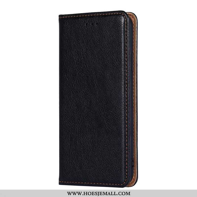 Bescherming Hoesje voor Xiaomi Redmi Note 10 Pro Folio-hoesje Vintage Lederen Stijl